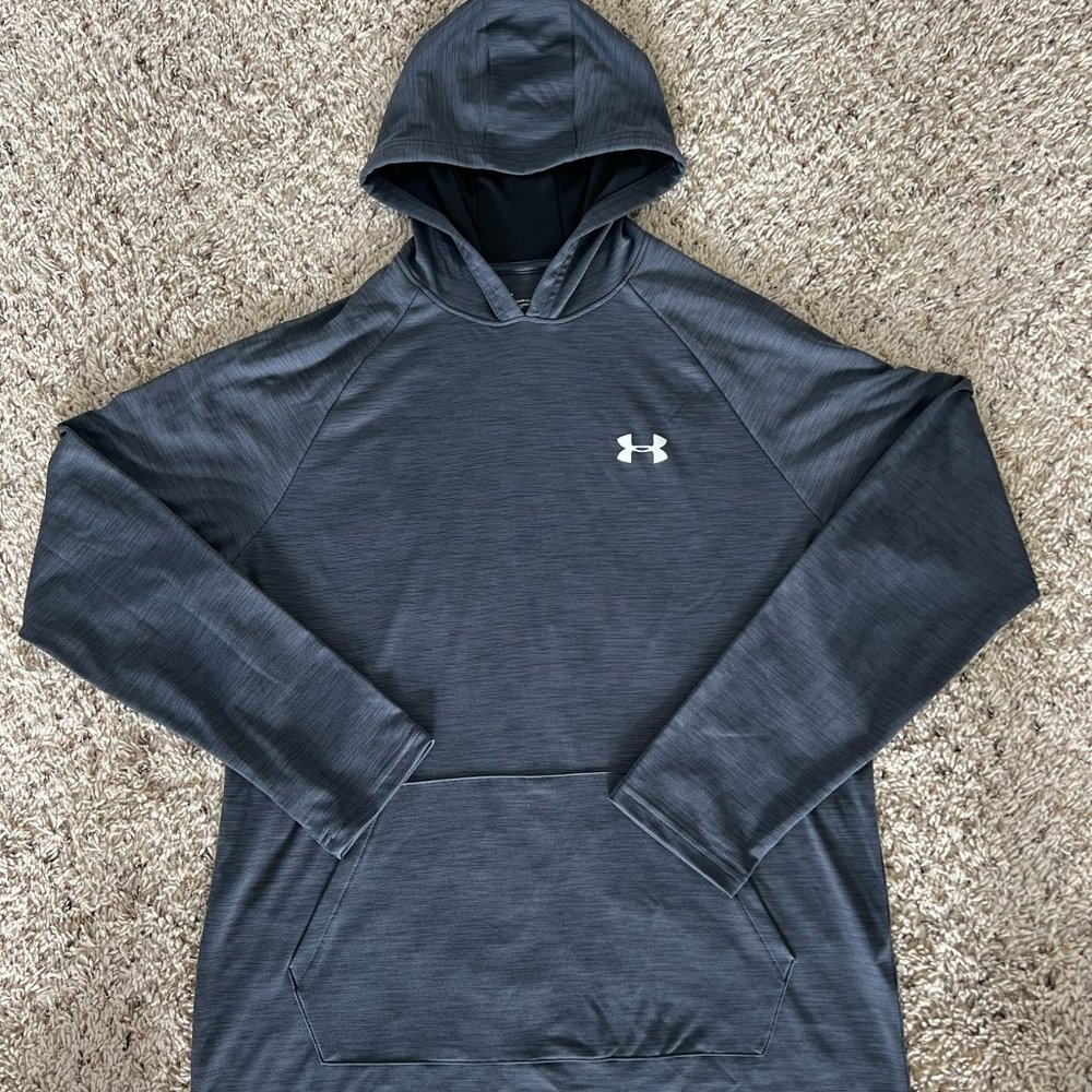 Under Armour HEATGEAR Long-Sleeve Hoodie size M grey - Picture 1 of 1